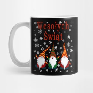 Gnomes Funny Pajama Cute Christmas Gift Holiday Style Wesołych Świąt Mug